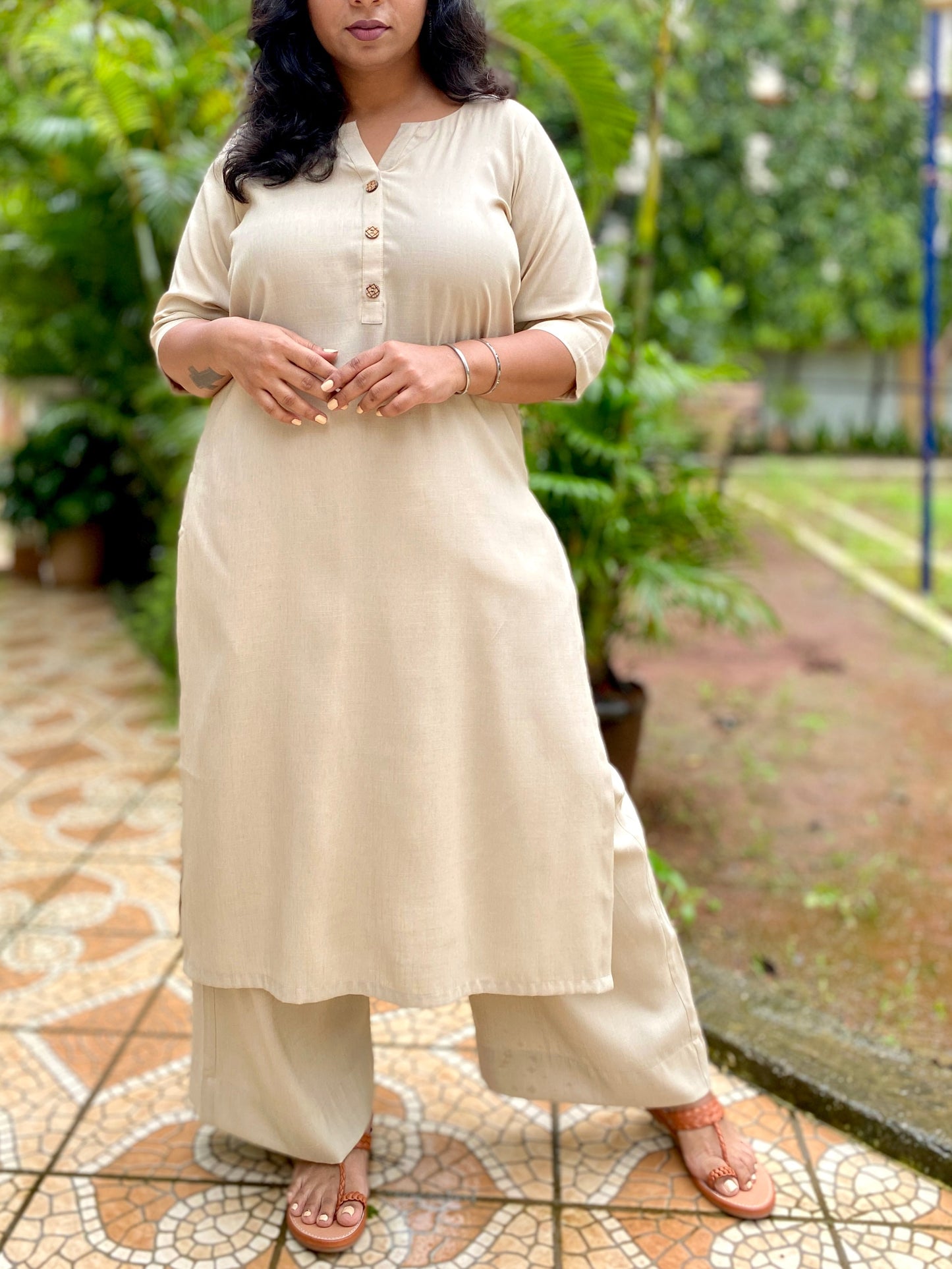 AMMU - ONLY KURTA - Beige