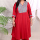 KHUSHI - 2pc set -  MAROON - Soft Cotton