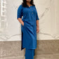 AMMU - ONLY KURTA - Midnight Blue