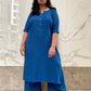 AMMU - ONLY KURTA - Midnight Blue