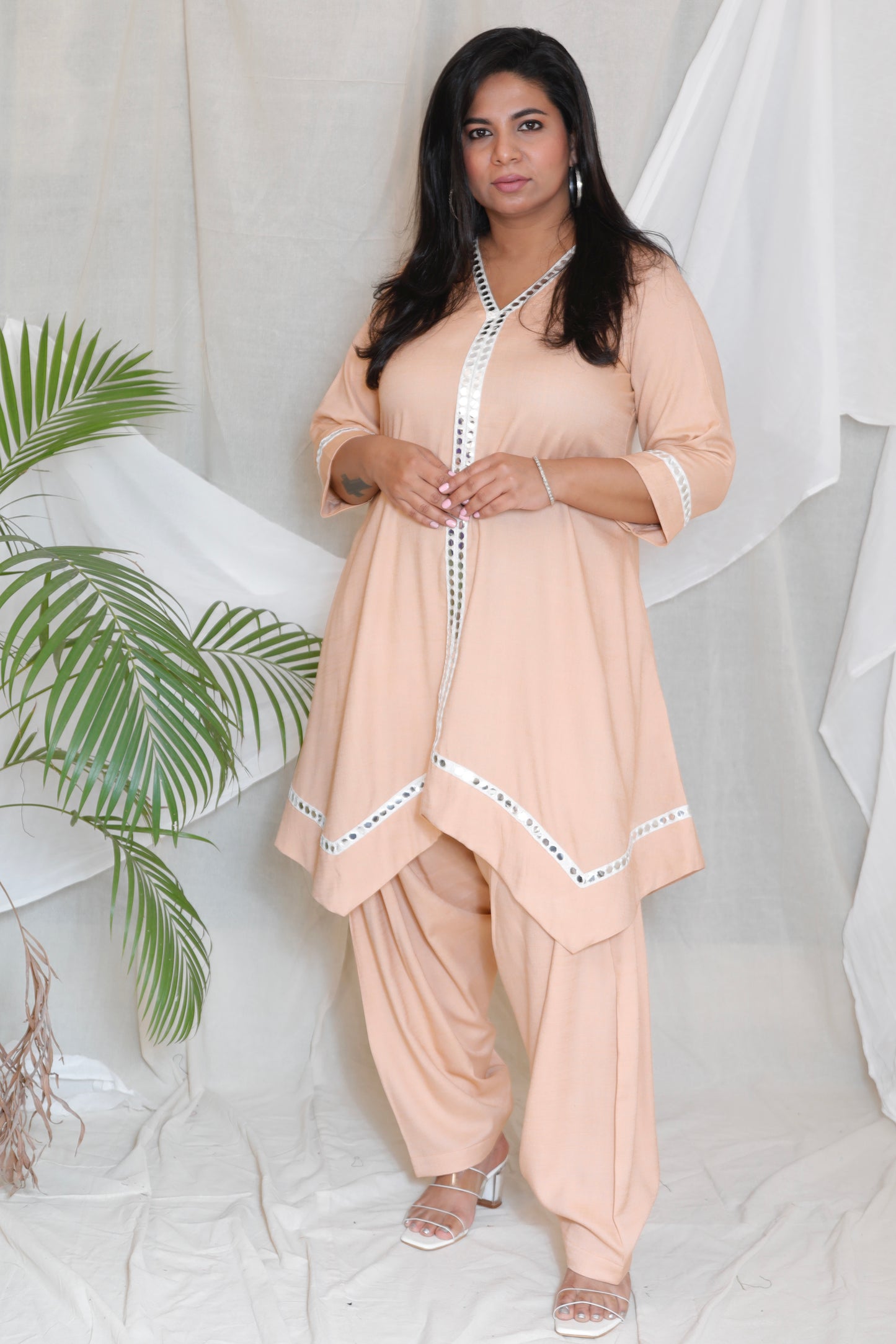 NORAH - CO ORDS - PASTEL PEACH - soft cotton