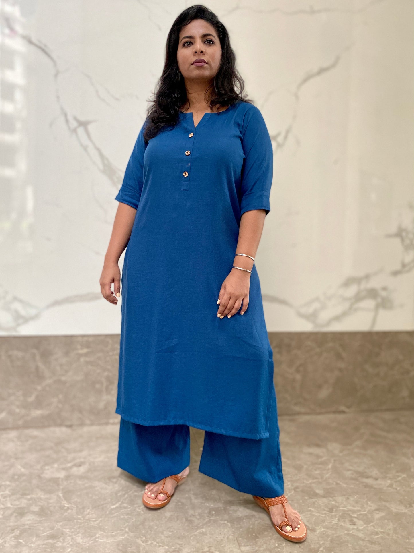 AMMU - ONLY KURTA - Midnight Blue