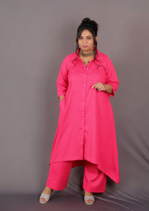 KASHISH - Full Set 2pc - Soft Cotton - Pink