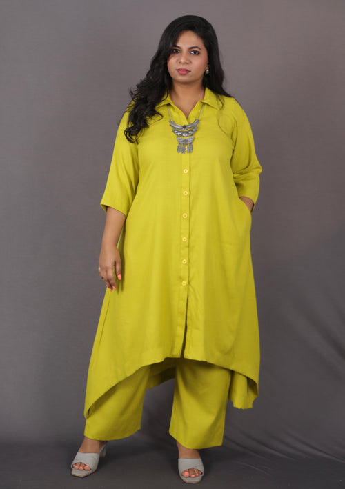 KASHISH - Full Set 2pc - Soft Cotton - LIME GREEN