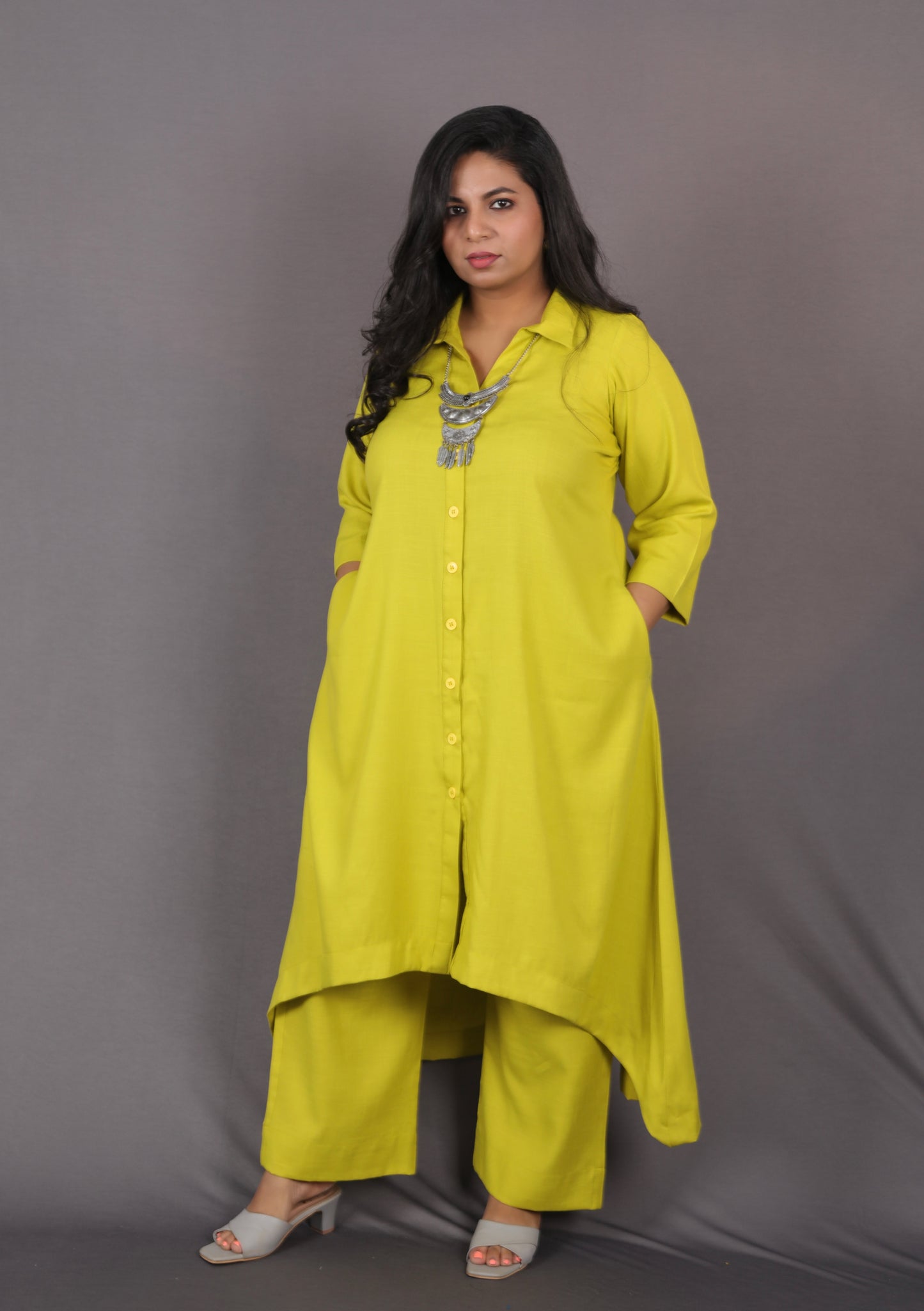 KASHISH - Full Set 2pc - Soft Cotton - LIME GREEN